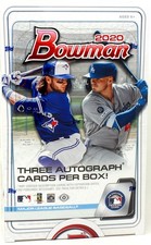 2020 BOWMAN BASEBALL JUMBO HTA 8 BOX CASE BLOWOUT CARDS