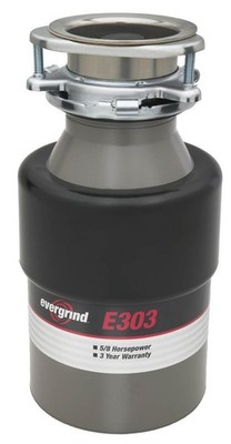 Insinkerator E303 5/8 hp Garbage Disposer