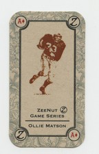 OLLIE MATSON V3 RARE ZEENUT CANDY DECK FOOTBALL CARD