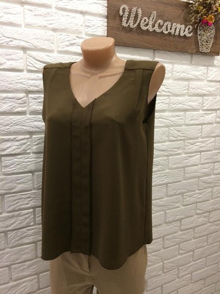 Women French Connection Shirt Khaki 40 / L / 48