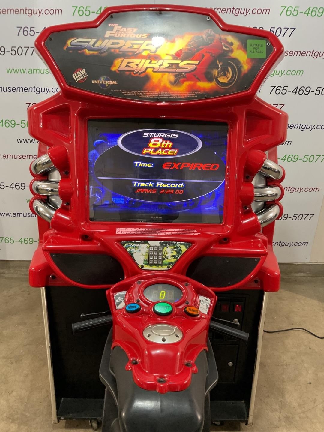 Superbike by Raw Thrills COIN-OP Arcade Video Game