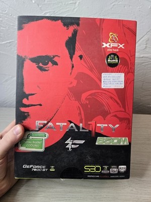 NEW Fatal1ty GeForce 7600 GT Graphics Card 650m 256MB DDR3 PCI-E See Description