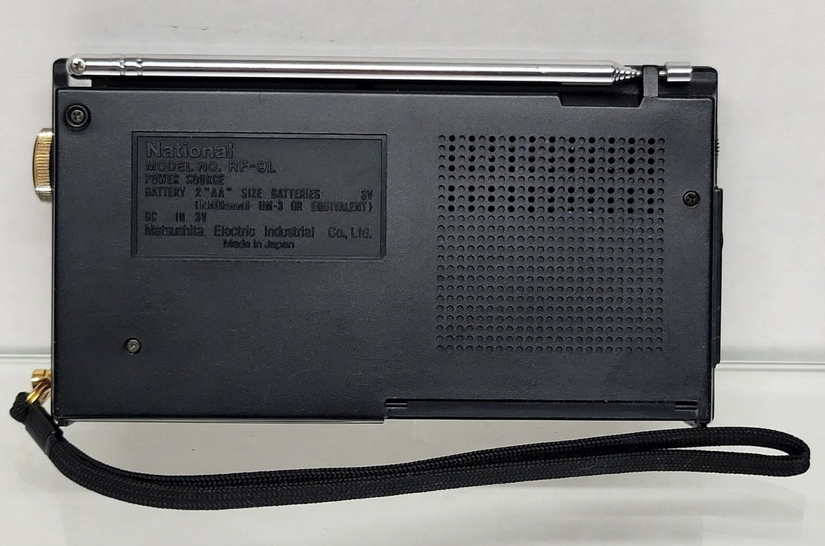National Panasonic RF-9L Multi-Band Radio FM LW MW SW1 Tested
