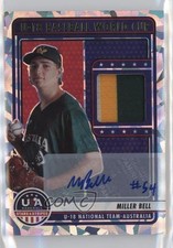 2023 USA Baseball Stars & Stripes Signatures Prime 10/23 Miller Bell Auto b6y