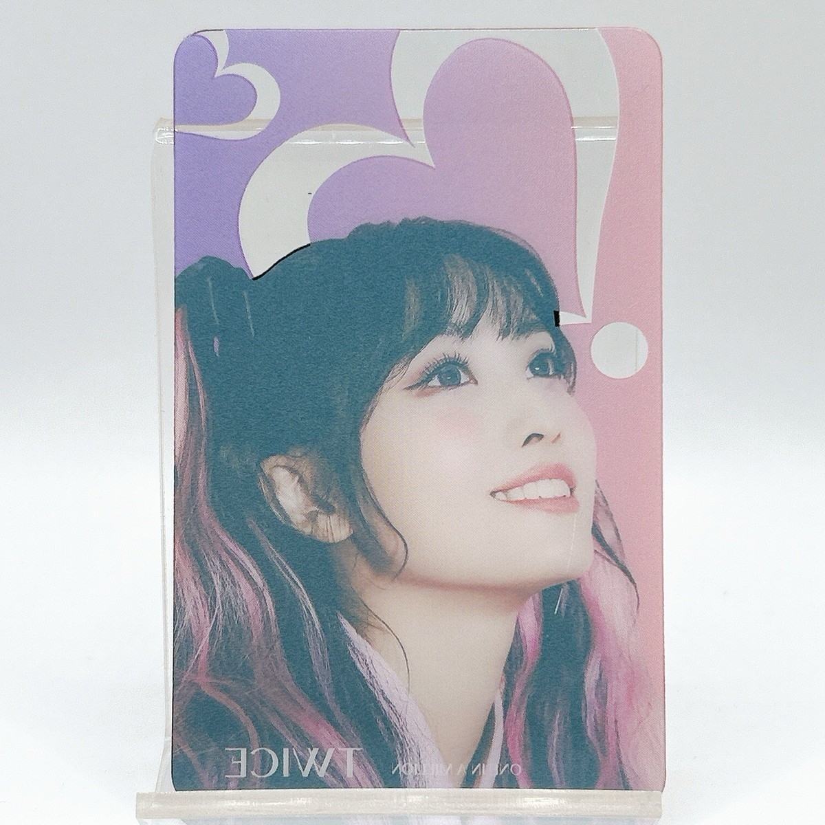 TWICE Momo Cute Ttrading Photo Clear Card One in a Million Japan