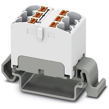 2pk PHOENIX CONTACT - IC 3273670 Distribution block;DIN Rail;6-positions;Pu
