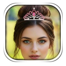 Princess Mini Tiara Comb Pink Rhinestone Small Crowns Birthday Hair Accessori...