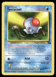 Tentacool 56/62 Fossil Common - Pokemon TCG