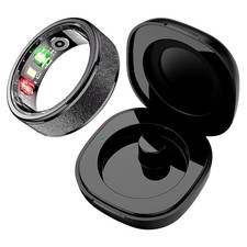 R10 Smart Ring with Charging Case for Men Women, Health and Sleep Monitor, 5ATM