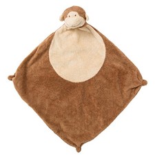 Brown Monkey Security Blankie for Baby Soft Plush Lovey for Infants Toddlers