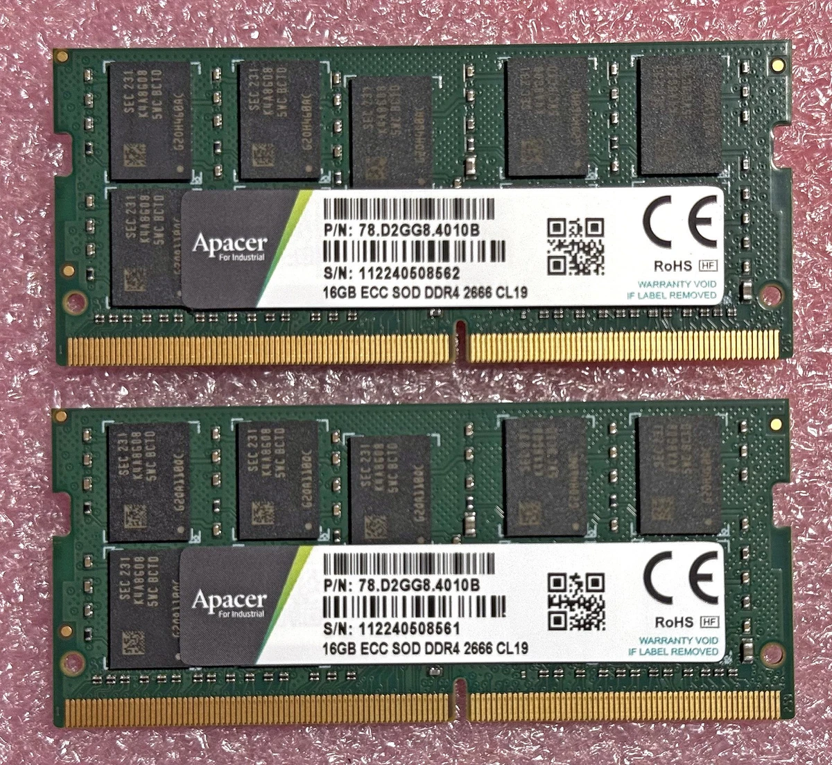 Apacer Computer Memory (RAM) for sale | eBay