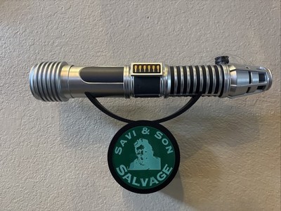 Star Wars Galaxy's Edge Savi's Workshop Handbuilt Lightsaber - Peace and Justice