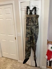 Dark Lightning Camo Breathable Chest Waders, Perfect for 4 Seasons-L