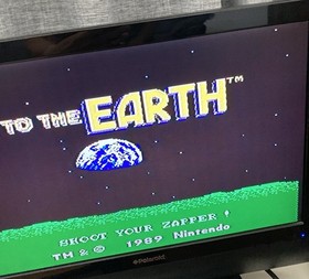 NES ~ TO THE EARTH ~ Nintendo Game 3 Screw NES-ZE-GBR Game Cart Only Pal
