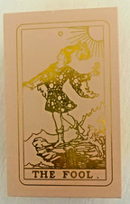 Gold Tarot Cards 78 Pcs w/ Guide Book Waterproof and Wrinkle Resistant NIB