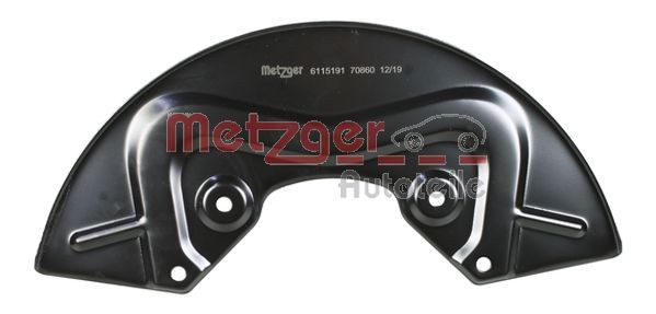 Fits METZGER 6115191 SPLASH PANEL, BRAKE DISC