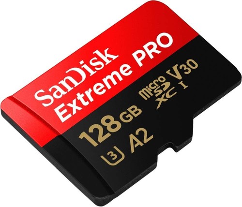 SanDisk 128GB Extreme PRO microSDXC U3 V30 200MB/s + Adaptador A2 Clase 10 - Imagen 2 de 5