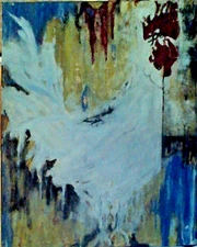 Original painting Chicken beautiful art abstract art impressionist a 11x16x1 pb