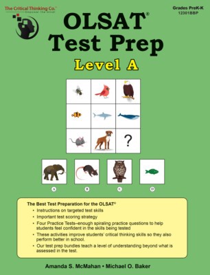 OLSAT  Test Prep Instructions, Strategies, Practice for Early Learning Success