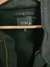 Bnwot Linea Black Coat Size Medium With Hood