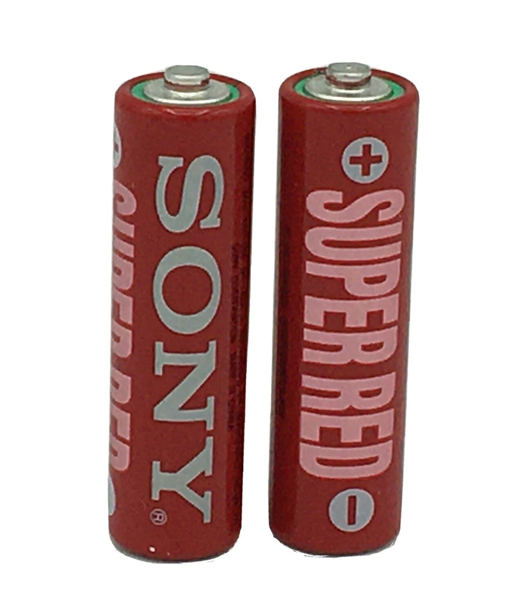 SONY Super Red AA Battery Vintage Japanese Expired (dead) Cool