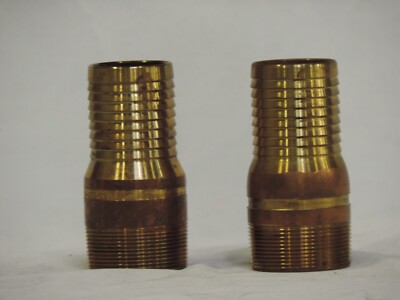 DIXON BST25 2'' King Nipple, Brass, NPT Threaded End, 2 pack