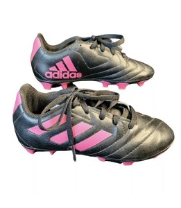 Botines Adidas Juvenil, Negro Rosa Talla 13K! Excelente Estado! muy poco  desgaste! | eBay