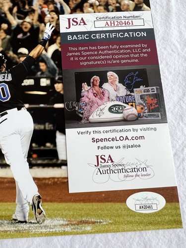 Gary Antonian Sheffield Miami Marlins Signed Autographed 8x10 Photo JSA COA - Picture 3 of 7