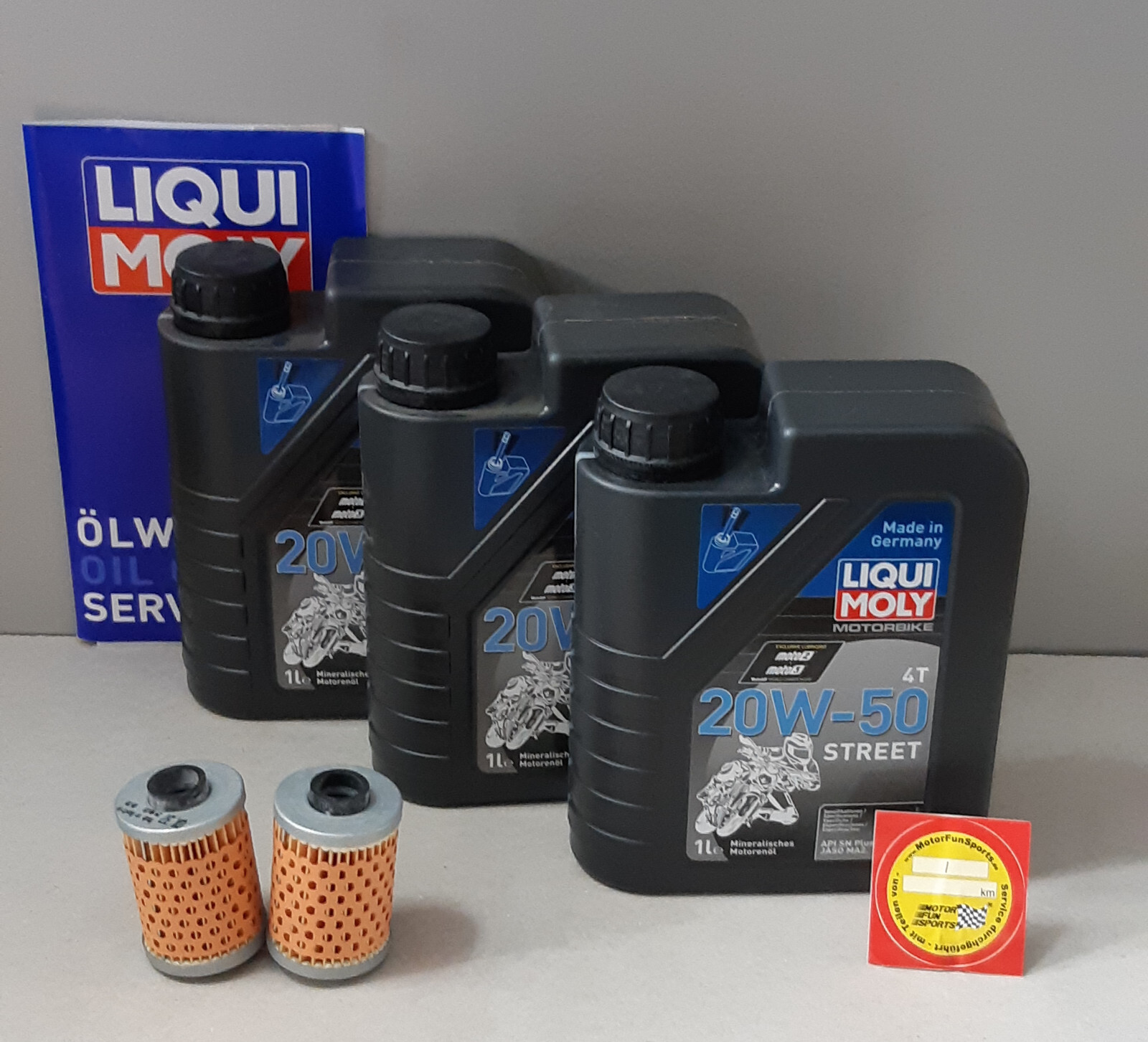 Oil Change Set BMW R 65 GS (Without Oil Cooler) Engine Oil Oil Filter Liqui Moly