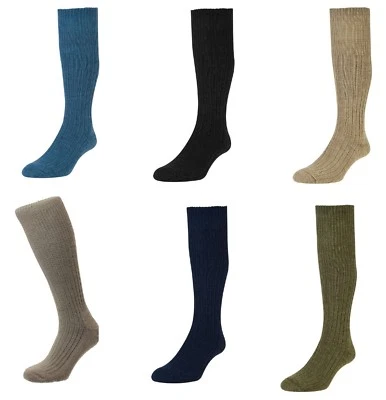 HJ HALL COMMANDO SOCKS HJ Hall Commando Boot Socks, wool rich, fishing, army no pattern 6-13 HJ3000 lot