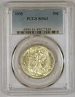 1935 Walking Liberty Half Dollar Graded MS63 by PCGS