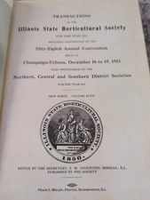 Transactions Of The Illinois State Horticultural Society 1913 Hardcover