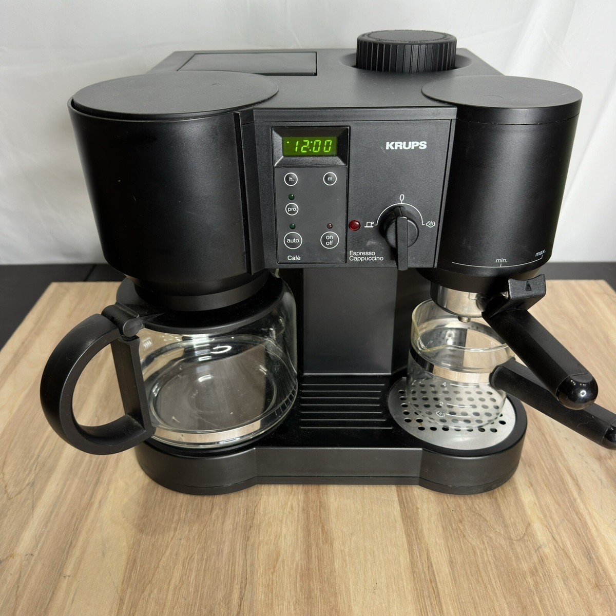 Krups 867 Cafe Bistro Cup Espresso Machine And 10 Cup Coffee