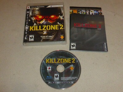 PLAYSTATION 3 PS3 GAME KILLZONE 2 COMPLETE W CASE & MANUAL COMPLETE SONY