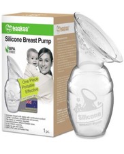 HAAKAA Original Silicone Breastfeeding Manual Breast Milk Pump, 4oz