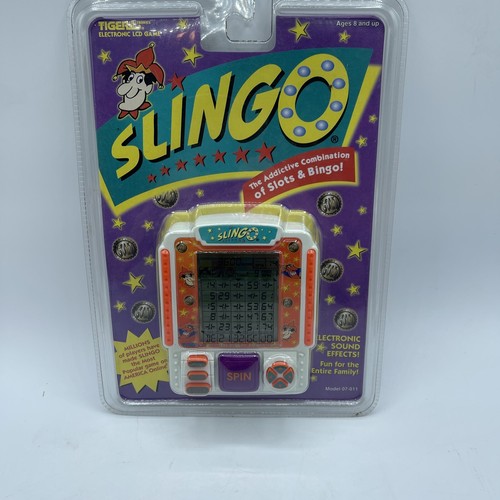 SLINGO 1998 TIGER Handheld Electronic GAME Slots Bingo Vintage SEALED PACKAGE eBay