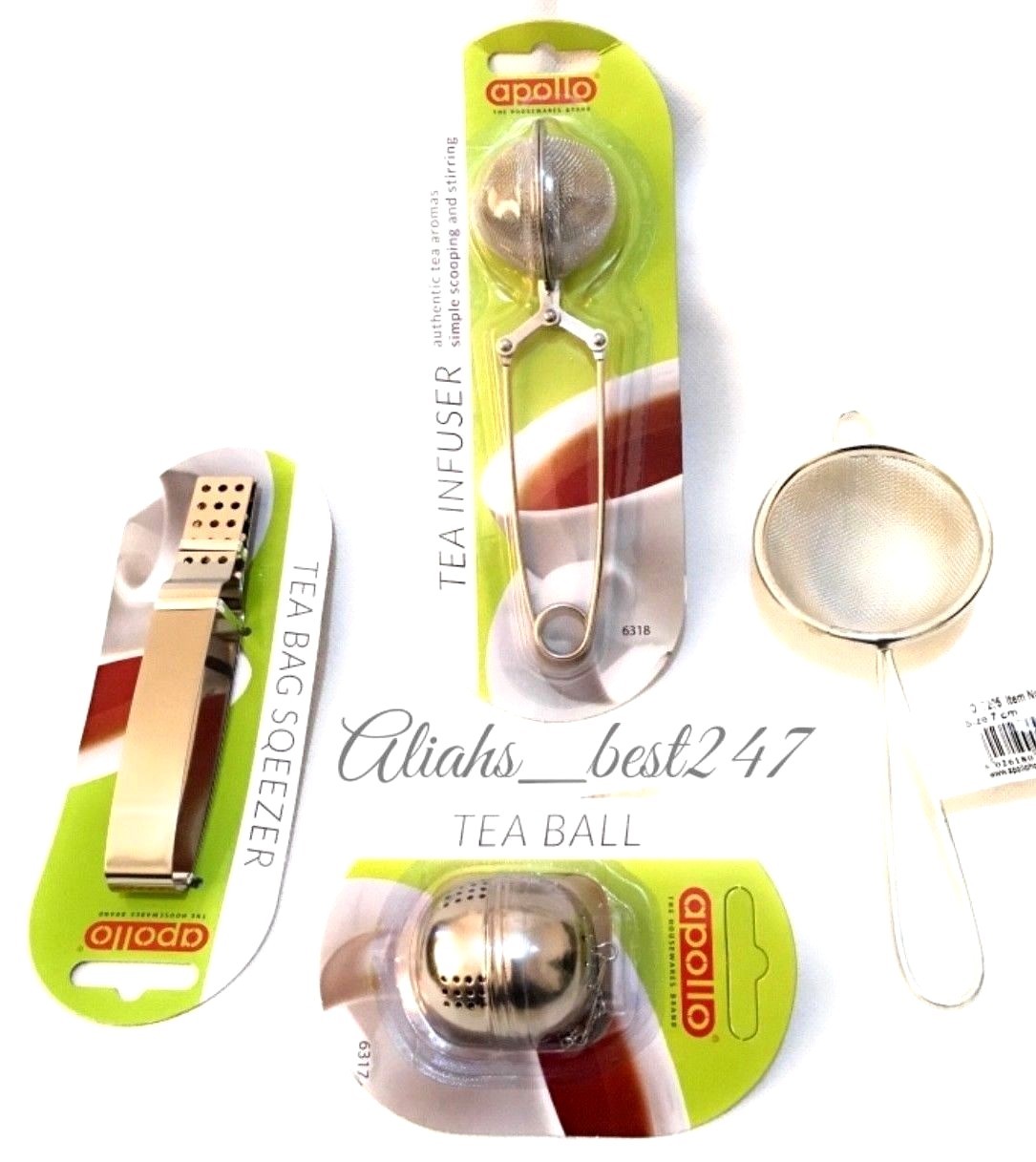 Tea Infuser Tea Bag Squeezer Loose Tea Strainer and Tea Ball Strainer