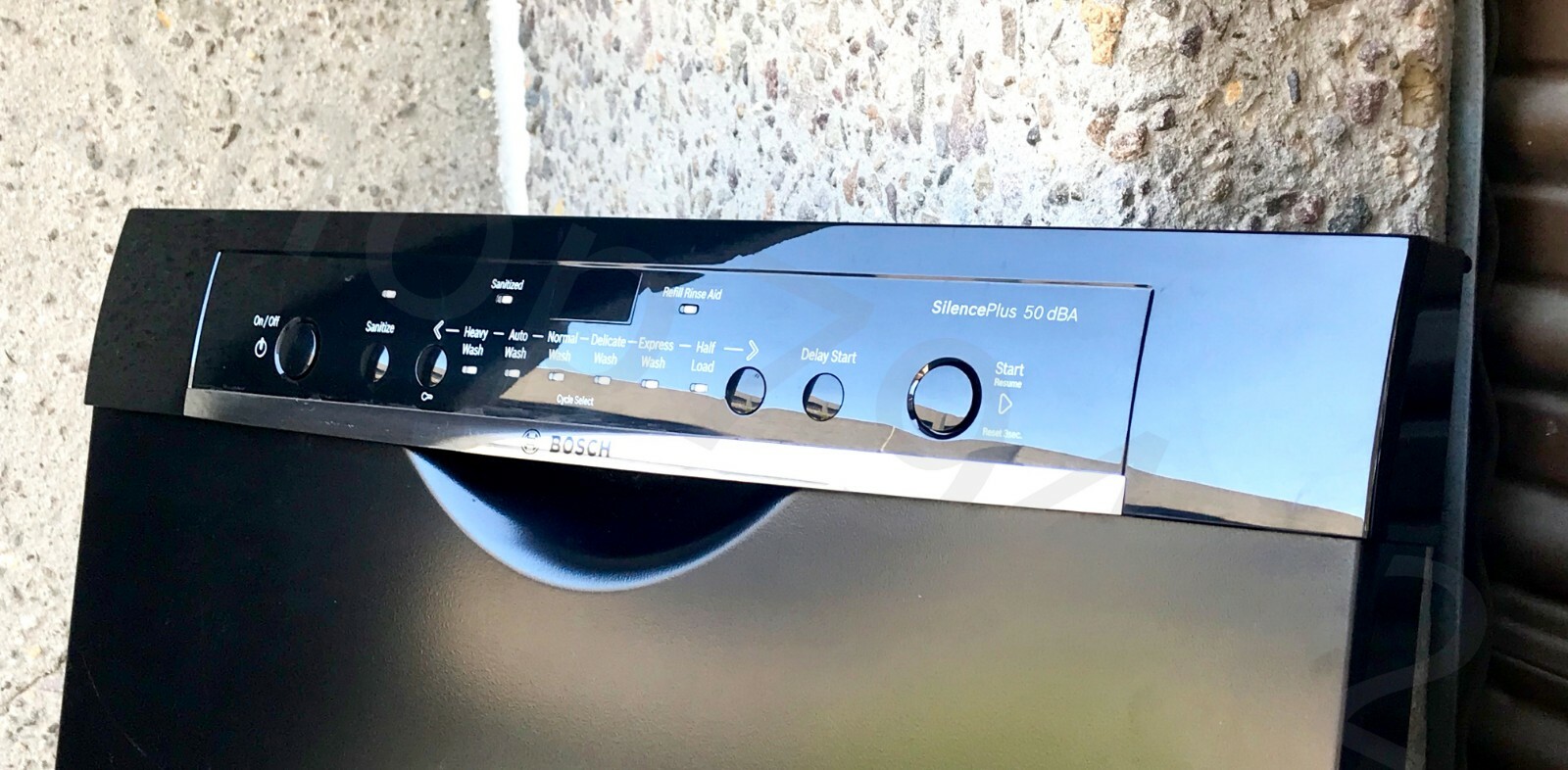 BOSCH Dishwasher Front DOOR Control Panel BLACK SHE3AR76UC/22 Parts