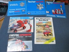 Fischertechnik - 20 Stück Bauanleitungen - u.a. Pneumatik, Computing, Abenteuer