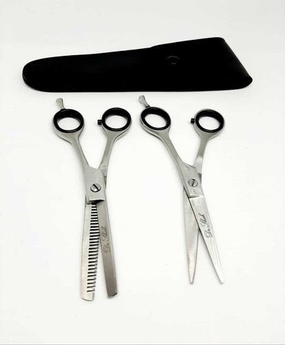 2er Scheren Set Friseurscheren, Modellierschere, Effilierschere, Haarscheren De - Bild 3 von 3