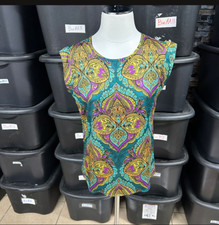 Womens The Limited Floral Paisley Sleeveless Mini Dress Size Small