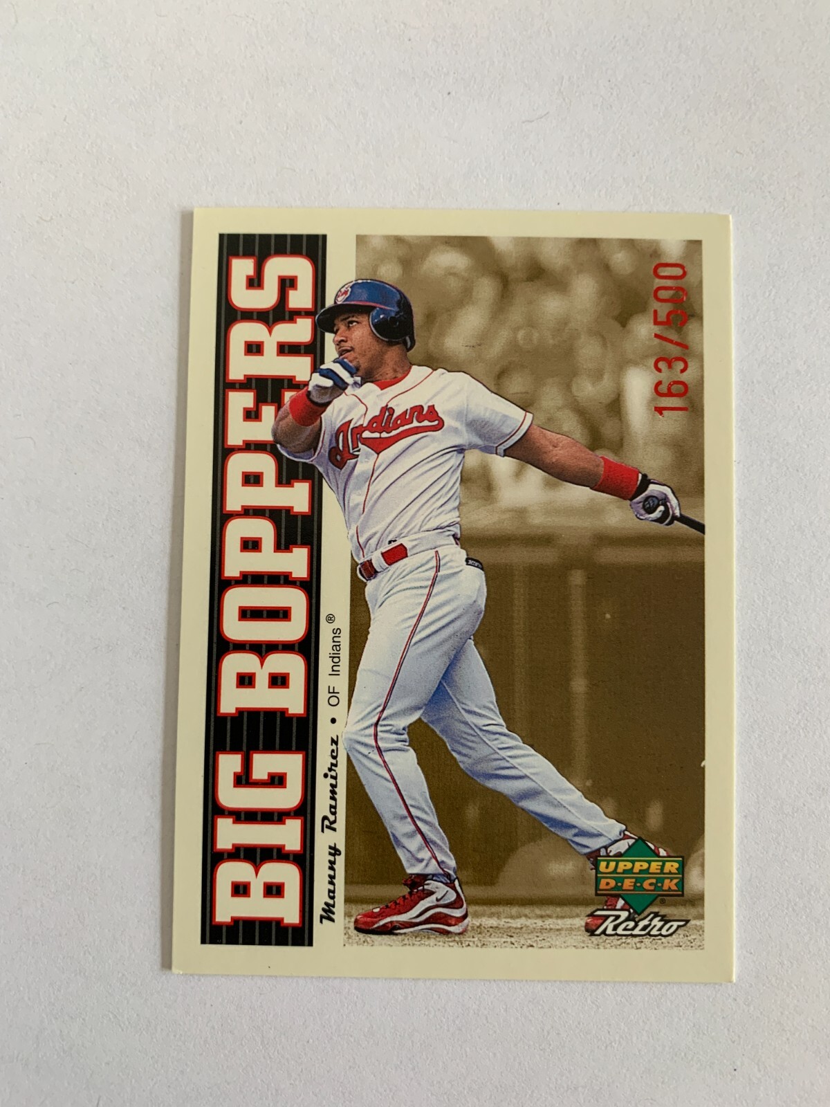 1998 Upper Deck Retro Big Boppers #BB9 Manny Ramirez - Cleveland Indians
