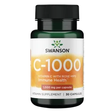 Swanson Vitamin C with Rose Hips 1-000 mg 30 Caps