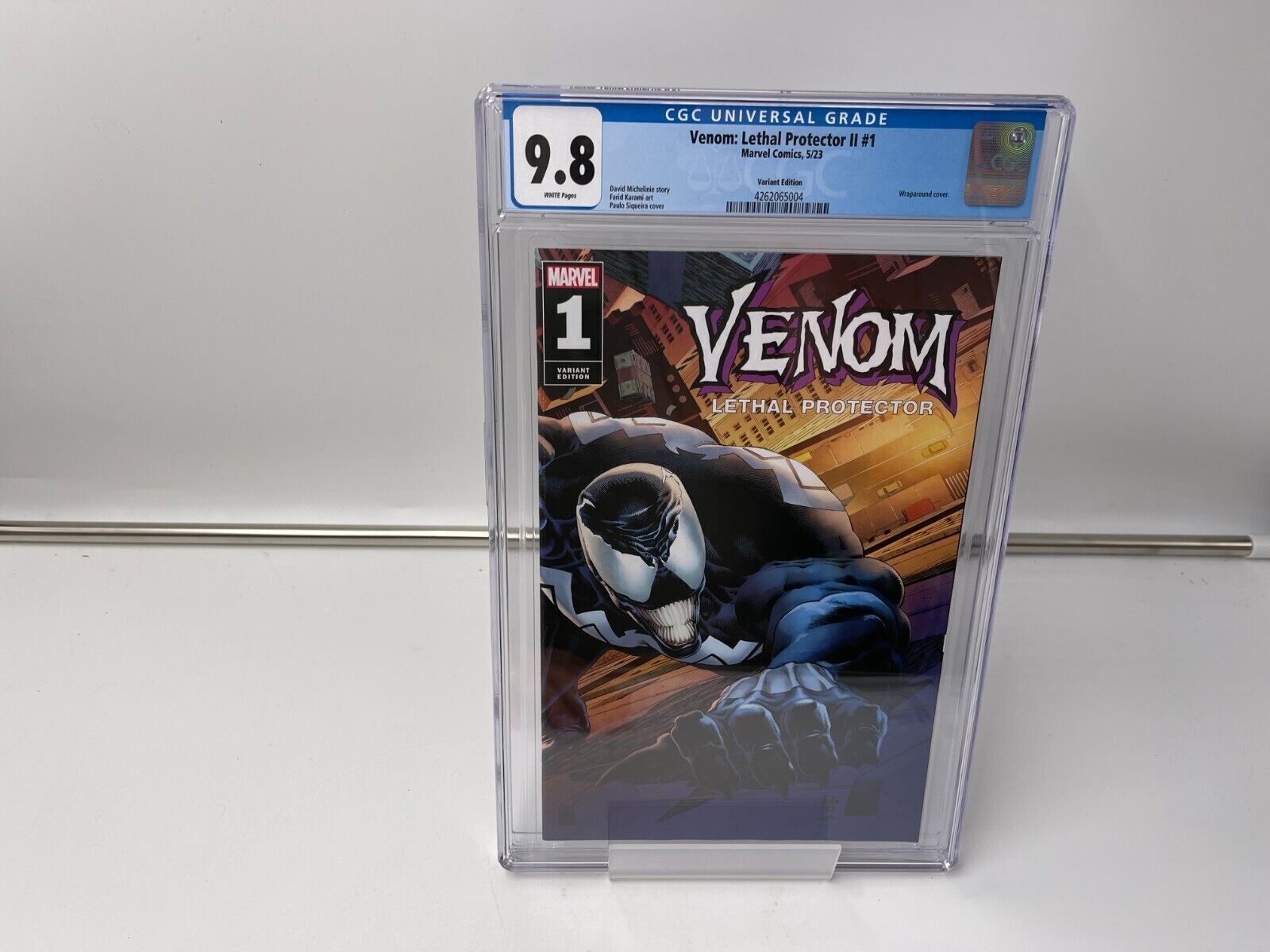 Venom: Lethal Protector II #1 CGC 9.8 Siqueira 1:25 Wraparound Cover Marvel 2023