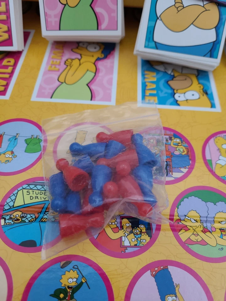 Los Simpson - Batalla de los Sexos Juego de Mesa 2004 Completo 2-8 Juego Edad 12-Adul Foto 2 de 4