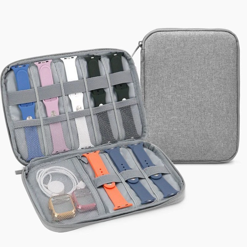 Travel Watch Strap Organizer Bag Watchband Box For Apple Watch