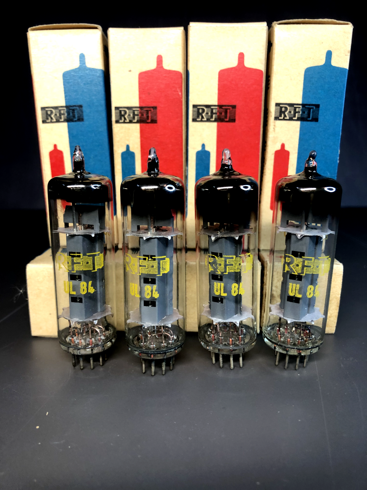 8 pcs of  RFT UL84 Vacuum Tubes - NOS (New Old Stock) - Made in Germany