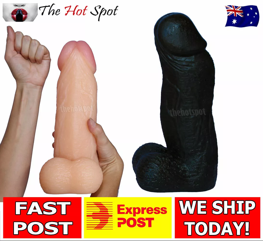 Super Chubby Giant Dildo Huge Walrus Sex Toy faak Anal Butt Plug Dong Realistic eBay pic photo