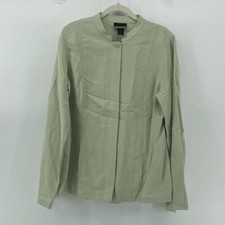 Sigrid Olsen Sport Button Front Jacket Career Office Work Minimalist Size 8