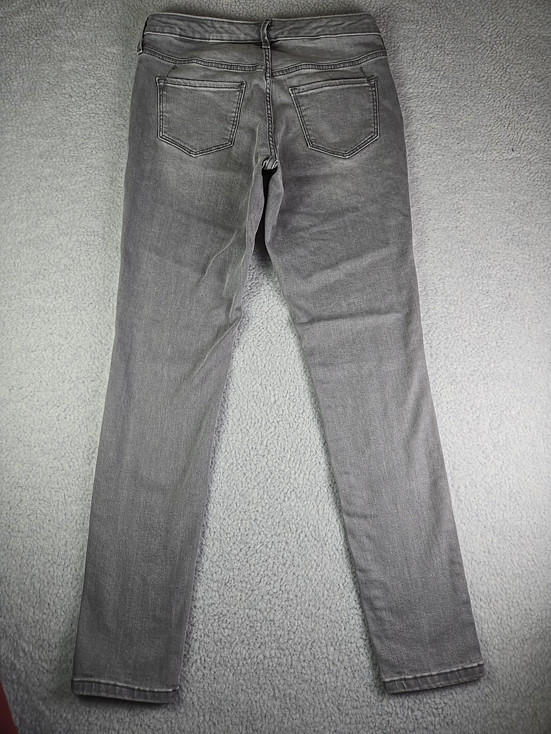 Mossimo Mid-Rise Skinny Jeans Womens 6R Gray Power Stretch image 8